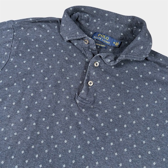 Polo Ralph Lauren Other - Polo Ralph Lauren Golf Slim Fit Polo Navy Geometric Print Preppy Old Money AOP M
